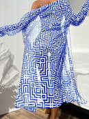 Conjunto Biquíni com Kimono Geométrico Conjunto Biquíni com Kimono Geométrico Maritima Moda Praia 