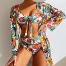 Conjunto Biquíni+ Kimono Alice Maritima Moda Praia 
