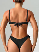 Conjunto de Biquíni Elegância Floral Conjunto de Biquíni Elegância Floral Maritima Moda Praia 