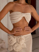 Conjunto de Biquíni Floral 3D Maritima Moda Praia 