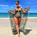Conjunto Maiô Luxo + Saída de Praia Maritima Moda Praia 