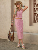 Conjunto Midi Tricot Verona Conjunto Midi Tricot Verona Marina Moda Praia 