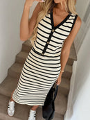 Conjunto Midi Tricot Verona Conjunto Midi Tricot Verona Marina Moda Praia Branco e Preto P 