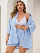 Conjunto Plus Size Elegance Maya Conjunto Plus Size Elegance Maya Marina Moda Praia 