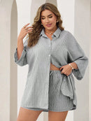 Conjunto Plus Size Elegance Maya Conjunto Plus Size Elegance Maya Marina Moda Praia 