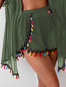 Conjunto Praia Luxo Aurora 4 Peças Conjunto Praia Luxo Aurora 4 Peças Marina Moda Praia 