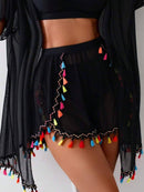 Conjunto Praia Luxo Aurora 4 Peças Conjunto Praia Luxo Aurora 4 Peças Marina Moda Praia 