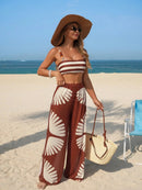 Conjunto Resort Tropical 3 Peças Elegância Conjunto Resort Tropical 3 Peças Elegância Marina Moda Praia 