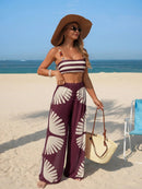 Conjunto Resort Tropical 3 Peças Elegância Conjunto Resort Tropical 3 Peças Elegância Marina Moda Praia 