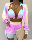 Conjunto Style Flora Maritima Moda Praia N PP 