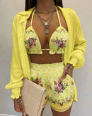Conjunto Style Flora Maritima Moda Praia O PP 