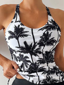 Conjunto Tankini com Top Halter e Shortinho Conjunto Tankini com Top Halter e Shortinho Maritima Moda Praia 