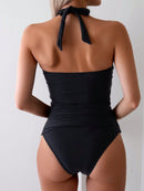 Conjunto Tankini Elegance com Amarração Frontal Conjunto Tankini Elegance com Amarração Frontal Maritima Moda Praia 