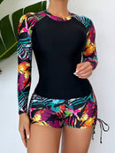 Conjunto UV Valentina Sculpt Conjunto UV Valentina Sculpt Marina Moda Praia Multicolorido PP 