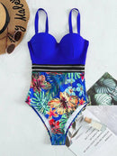 Maiô Aline Maritima Moda Praia AZUL P 