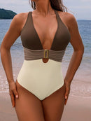 Maiô Bicolor Elegance Maitê Maiô Bicolor Elegance Maitê Marina Moda Praia 
