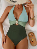 Maiô Bicolor Sofisticado Lorena Maiô Bicolor Sofisticado Lorena Marina Moda Praia 