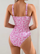 Maiô Floral Sculpt Fresh Elegance Maiô Floral Sculpt Fresh Elegance Marina Moda Praia 