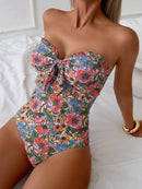 Maiô Floral Tomara que Caia Bella Maiô Floral Tomara que Caia Bella Marina Moda Praia P 