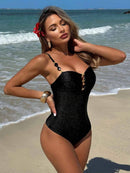 Maiô Luxo Glam Detalhes Dourados Maiô Luxo Glam Detalhes Dourados Marina Moda Praia 