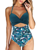 Maiô Michelle Maritima Moda Praia ESTAMPA2 P 