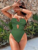 Maiô Minimalista Elegance Maiô Minimalista Elegance Maritima Moda Praia Verde Militar P 