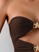 Maiô Recortes Luxo Estela Maiô Recortes Luxo Estela Marina Moda Praia 