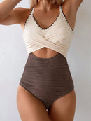 Maiô Sculpt Cross Elegance Bicolor Maiô Sculpt Cross Elegance Bicolor Marina Moda Praia 