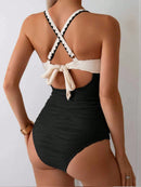 Maiô Sculpt Cross Elegance Bicolor Maiô Sculpt Cross Elegance Bicolor Marina Moda Praia 