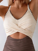 Maiô Sculpt Cross Elegance Bicolor Maiô Sculpt Cross Elegance Bicolor Marina Moda Praia 