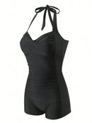 Maiô Short Modelador Elegance Preto Maiô Short Modelador Elegance Preto Marina Moda Praia 