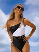 Maiô Sunset Maritima Moda Praia PRETO/BRANCO P 