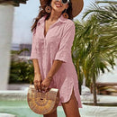 Saída de Banho Chemise Celine Maritima Moda Praia MODELO 4 P 