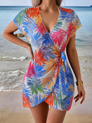 Saída de Praia Brisa Azul Serena Saída de Praia Brisa Azul Serena Marina Moda Praia Multicolorido P 