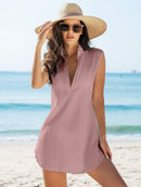 Saída de Praia Elegance Decote V Saída de Praia Elegance Decote V Maritima Moda Praia Rosa P 
