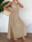 Saída de Praia Elegance Flow Longa Saída de Praia Elegance Flow Longa Marina Moda Praia 