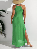 Saída de Praia Elegance Flow Longa Saída de Praia Elegance Flow Longa Marina Moda Praia 