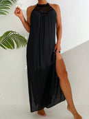 Saída de Praia Elegance Flow Longa Saída de Praia Elegance Flow Longa Marina Moda Praia 