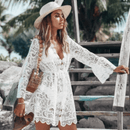 Saída de Praia Izabella Moda Praia - 109 Maritima Moda Praia Branca P 