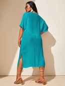 Saída de Praia Plus Size Helena Saída de Praia Plus Size Helena Marina Moda Praia 