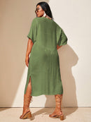 Saída de Praia Plus Size Helena Saída de Praia Plus Size Helena Marina Moda Praia 