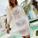 Saída de praia Roberta Maritima Moda Praia Branco Tamanho único 