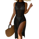 Saída de Praia Tricô Midi Maritima Moda Praia 