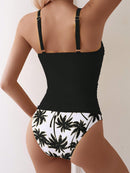 Tankini tropical com calcinha Estampada Tankini tropical com calcinha Estampada Maritima Moda Praia 
