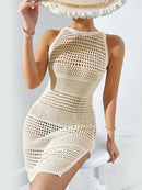 Vestido de Praia Tricô Maritima Moda Praia P 