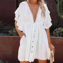 Vestido Praiano Romana Maritima Moda Praia 